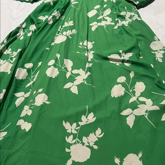 eShakti Floral high neck Long Sleeve Dress NWOT Cottagecore garden party - Picture 5 of 13